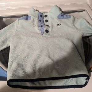 Vineyard Vines size 3t pullover, light green and blue